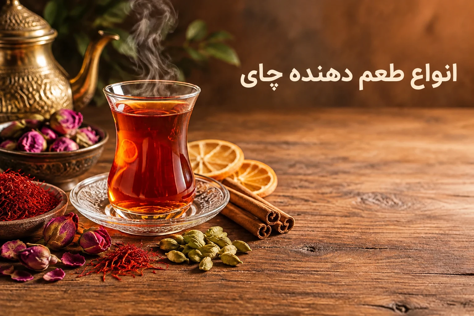 انواع طعم دهنده چای