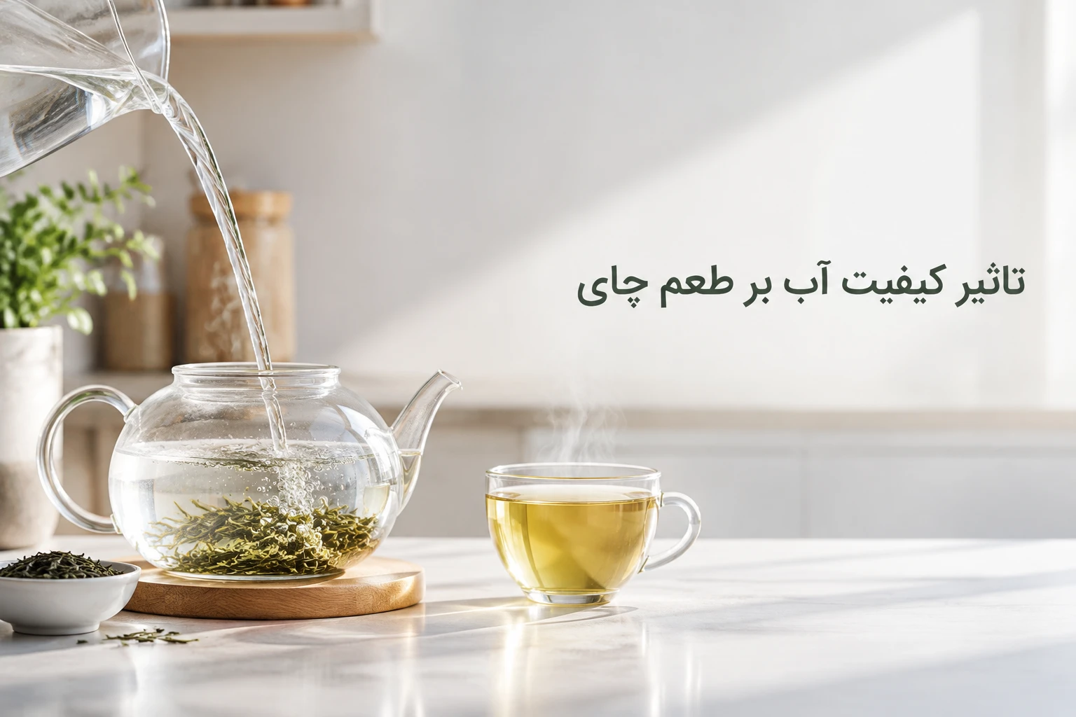 تاثیر کیفیت آب بر طعم چای ( انتخاب بهترین آب برای چای)