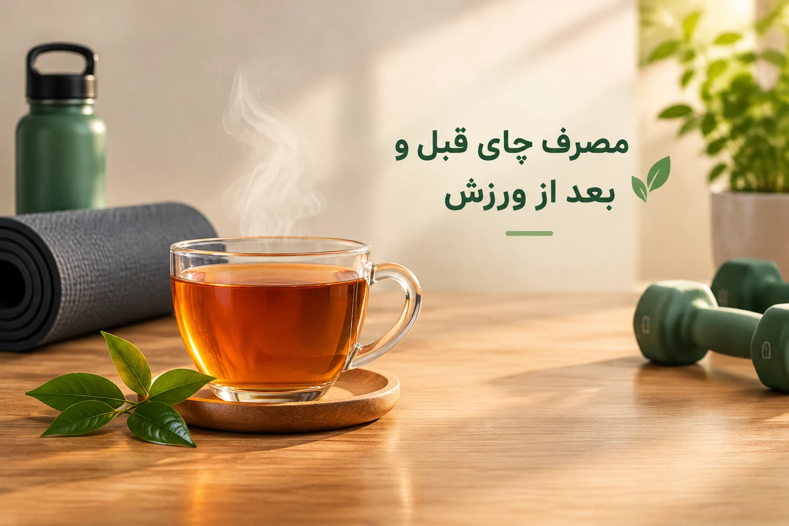 مصرف چای قبل و بعد از ورزش؛ فواید، مضرات و بهترین زمان مصرف